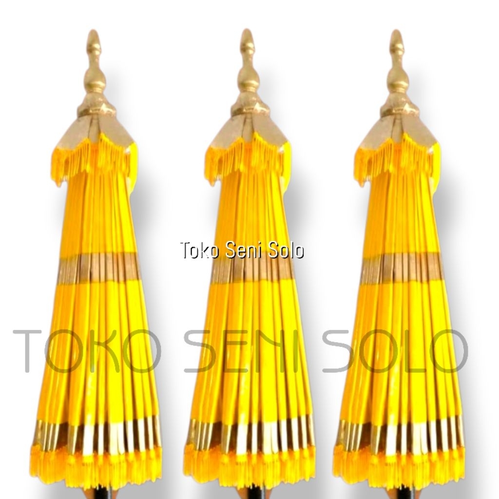 Payung Keraton Songsong agung Raja Kuning Dekorasi pajangan pengantin tedung jawa bali