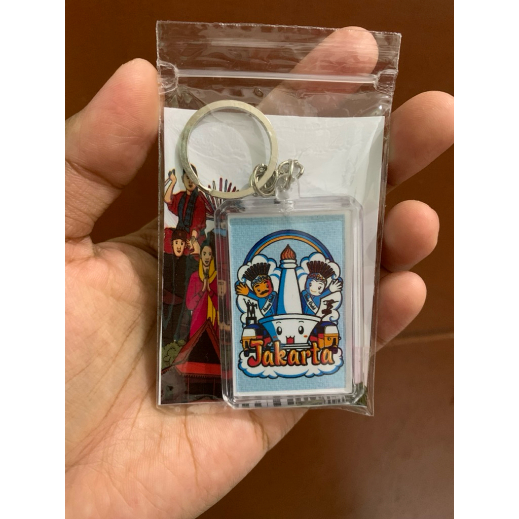 Gantungan kunci jakarta | Gantungan kunci souvenir jakarta | Gantungan kunci oleh oleh jakarta | Gan