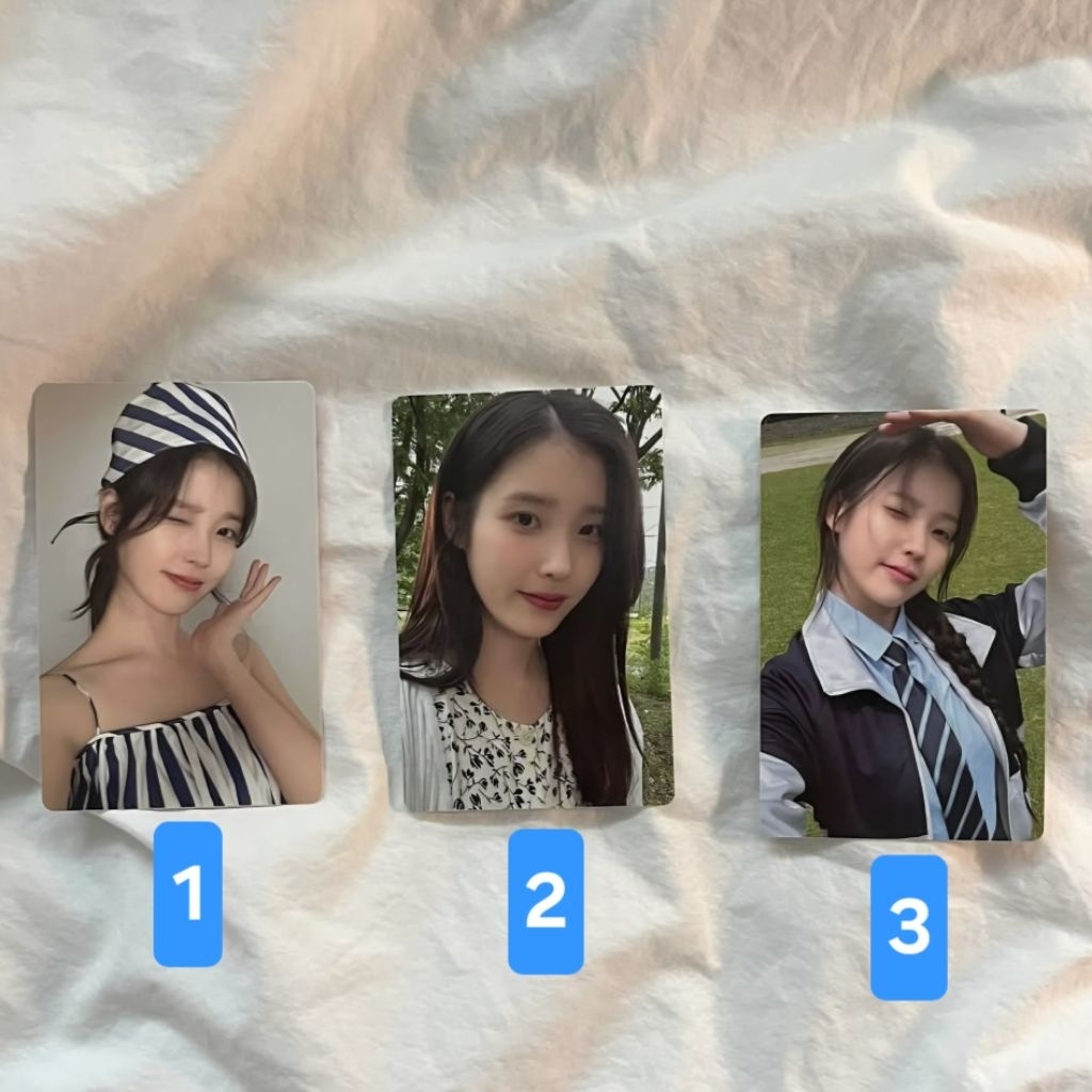 Photocard IU - A Flower Bookmark 3 CDP / Kkot Galpi 3 [Remake Album Sharing]