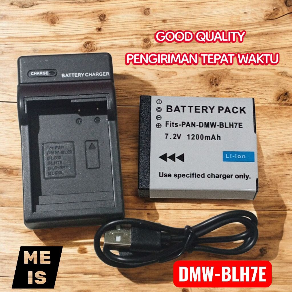 Baterai & Charger Panasonic Lumix DMC GF7 GF8 GF9 GF10 Batre Casan