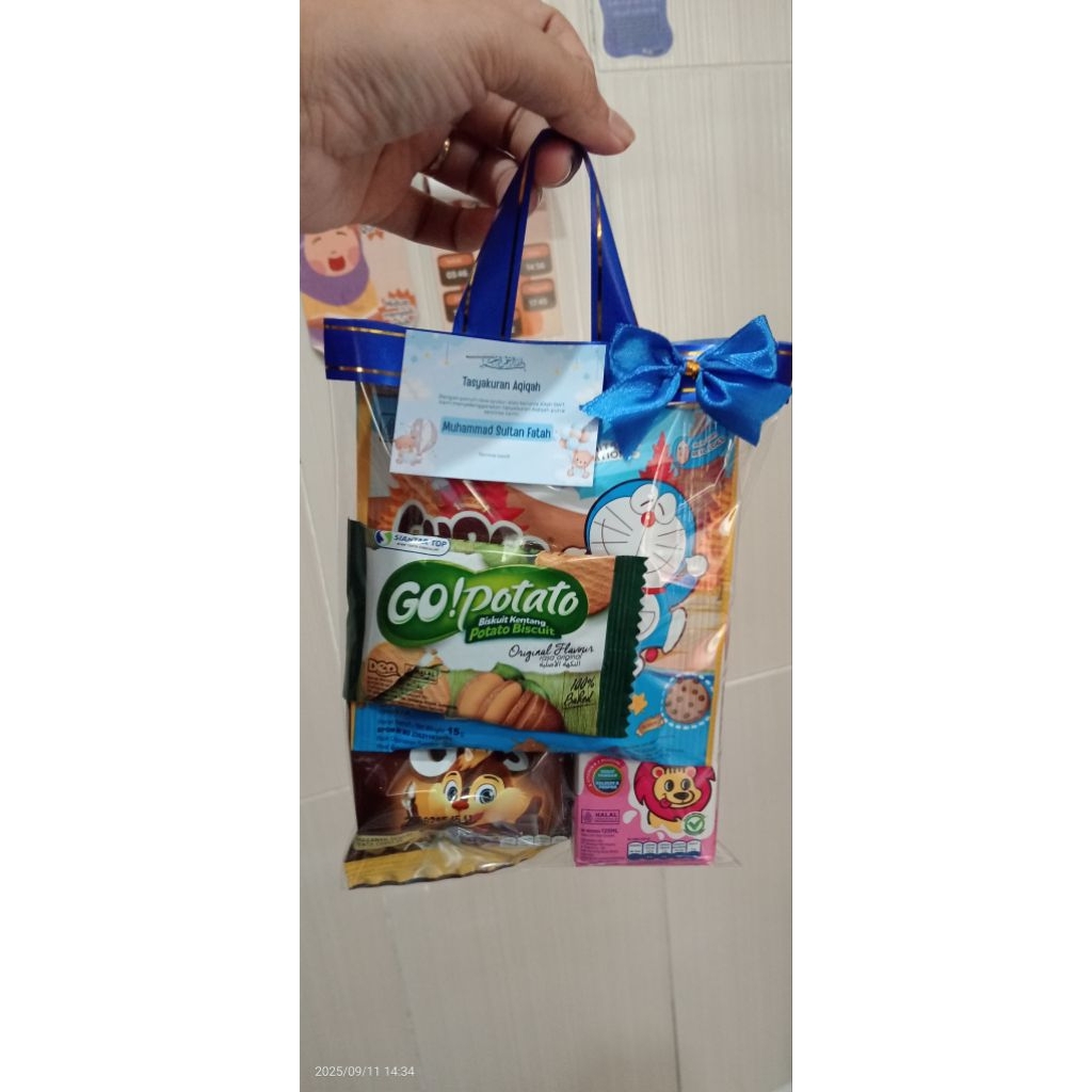 Paket snack tanpa chiki/ulang tahun/tedak siten/khitan Dll