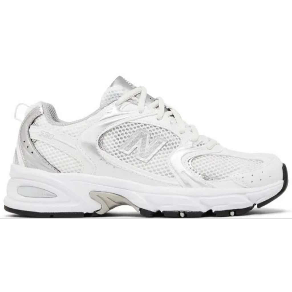 Sepatu NB 530 Silver White SKU MR530EMA