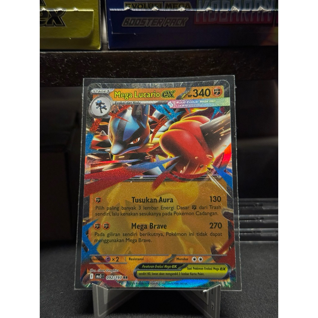 Mega Lucario EX #092 RR Indonesia