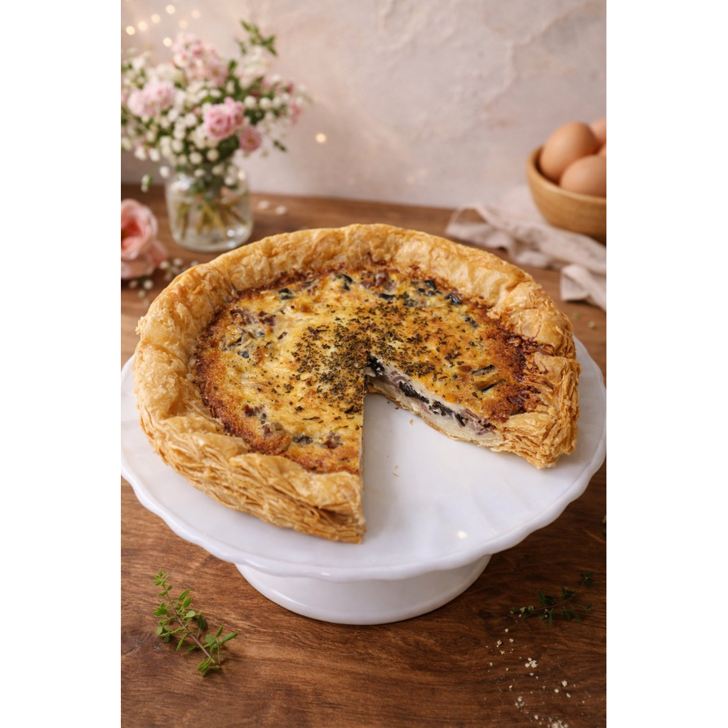 Smoked Beef Quiche
