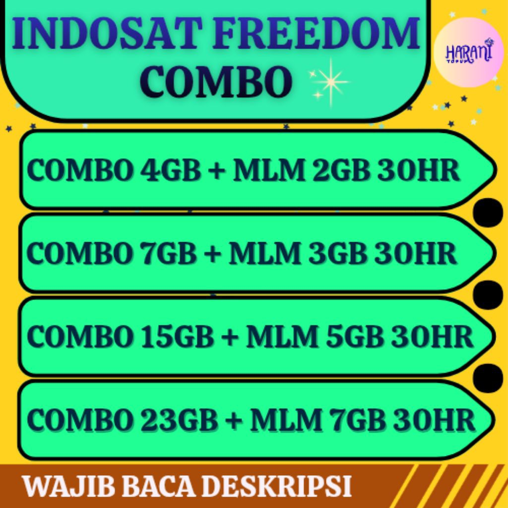 Paket Data INDOSAT FREEDOM COMBO | Kuota INDOSAT FREEDOM COMBO | Internet INDOSAT FREEDOM COMBO | Ku