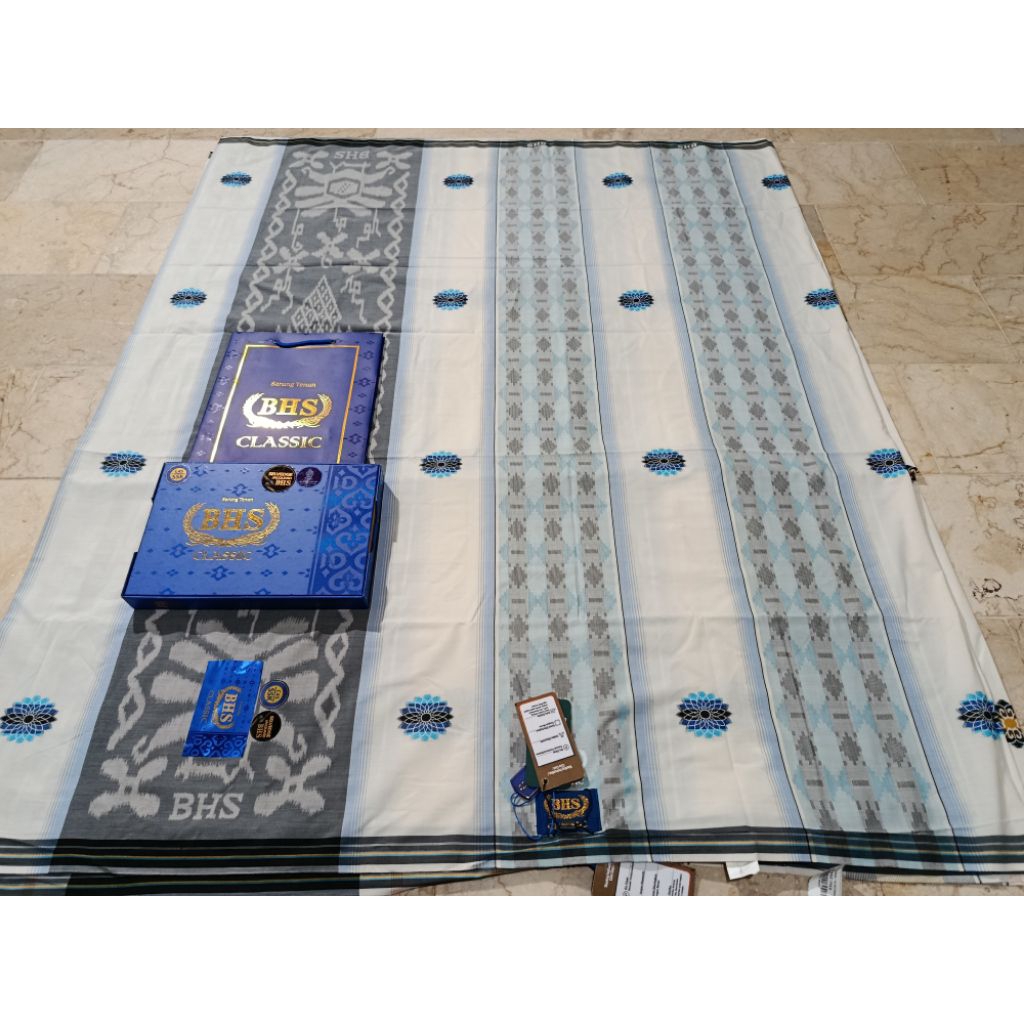 Sarung BHS Gold Classic Motif Songket Timbul SSK SSF RTM Free Paperbag
