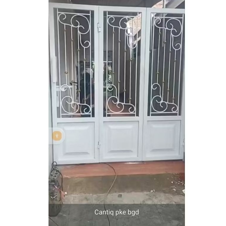 PAGAR PINTU BESI LIPAT
