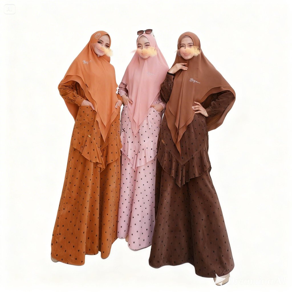 Bugio Clothing Viona Series Gamis Motif Bunga Dress menyusui Bahan Corduroy griya mey