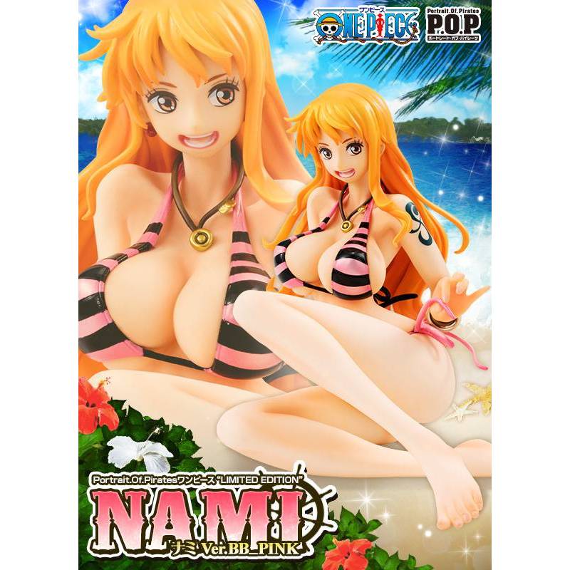 Portrait.Of.Pirates POP LIMITED EDITION Nami Ver.BB_PINK Super RARE ITEM! - One Piece Figgure Ori