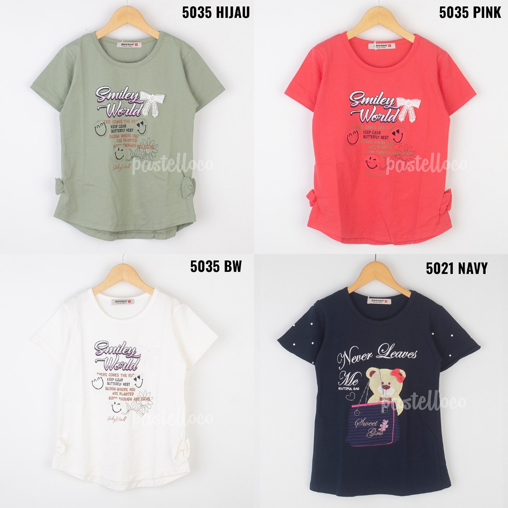 SML GEENEE KAOS ANAK PEREMPUAN LENGAN PENDEK 5013