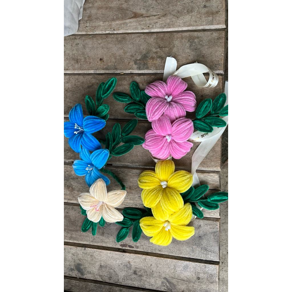 Tali ikatan gorden estetik tali gorden bunga