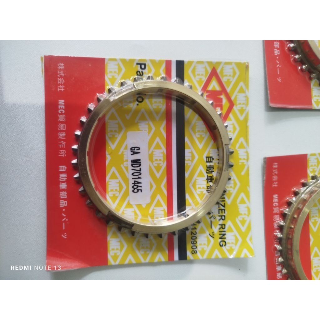 RING SYNCRONIS MD701465 MITSUBISHI T120 / L300 DIESEL ( MEC CHINA )