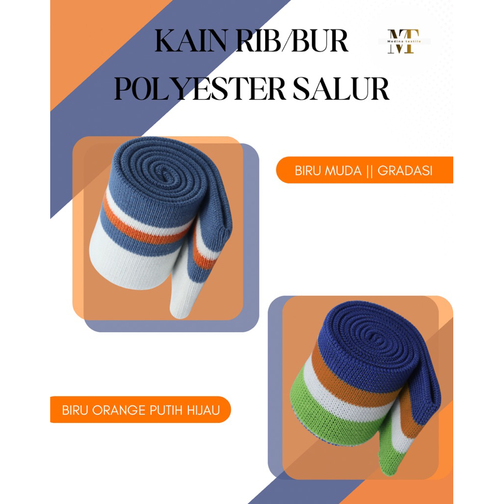 Bahan kain Rib/Bur Jaket Rajut 1x1 Polyester Salur Jacket Varsity,Bomber, Riding, Ourdoor Fashion Ca