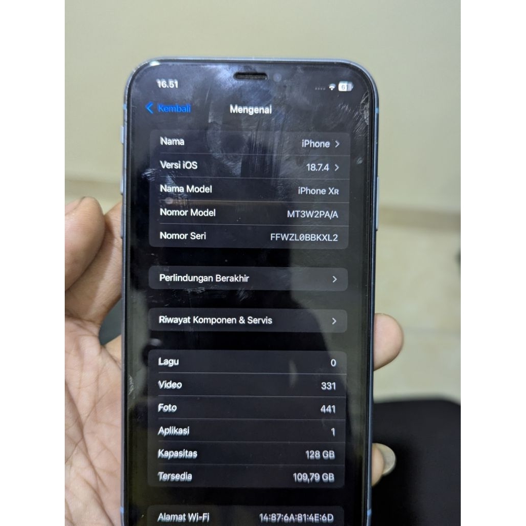 IPHONE XR 128 EX IBOX (wifi only)