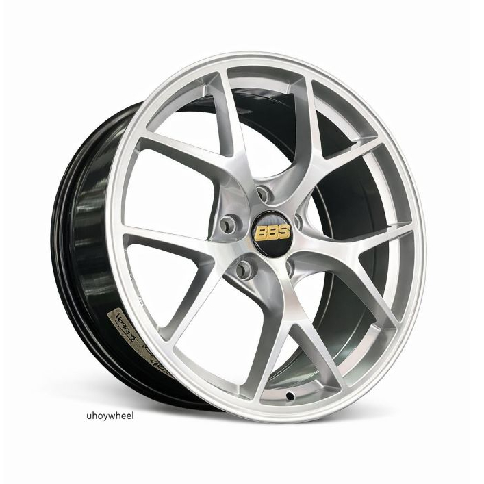 Velg BBS LM Ring 18x8.5 H5x114.3 et +40 Hyper Silver / Black Glossy