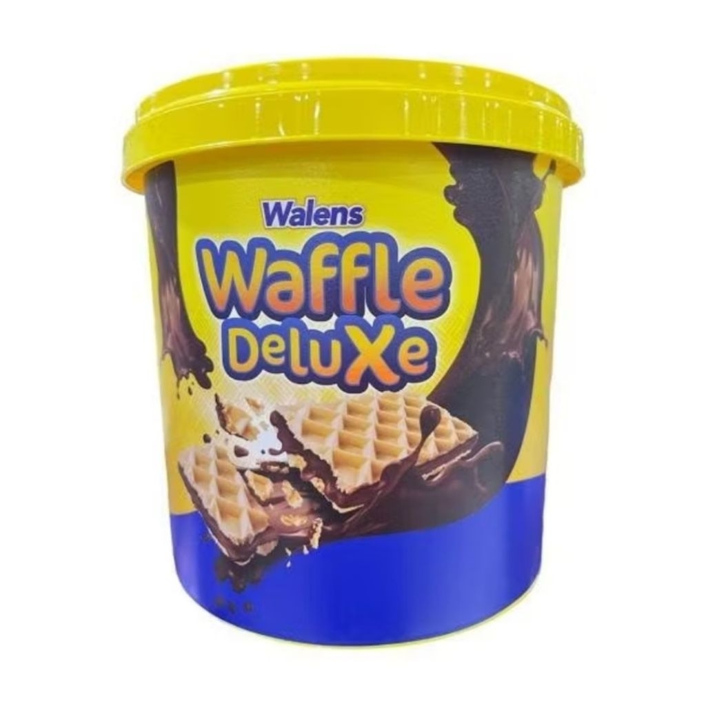 Nissin WALENS waffle deluxe 300 gr kue kering kue lebaran parcel lebaran promo wafer coklat