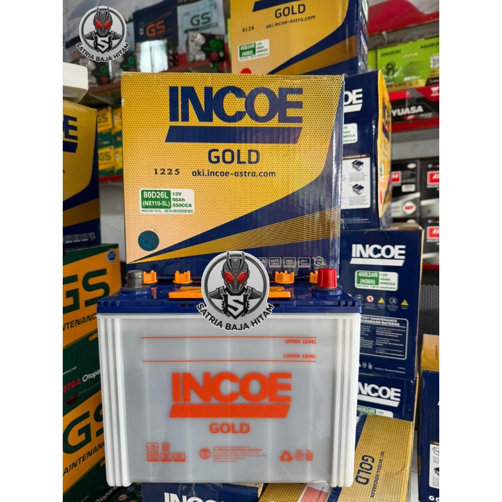 AKI INCOE 80D26L / NX110-5L JAMINAN 100% ORIGINAL