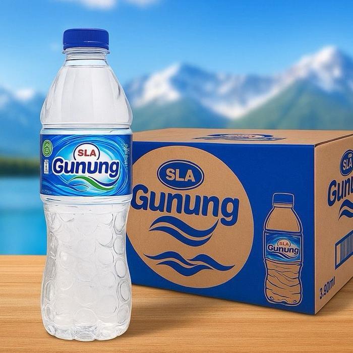 Gunung Air Mineral 600ml 1 Dus Isi 24 Botol