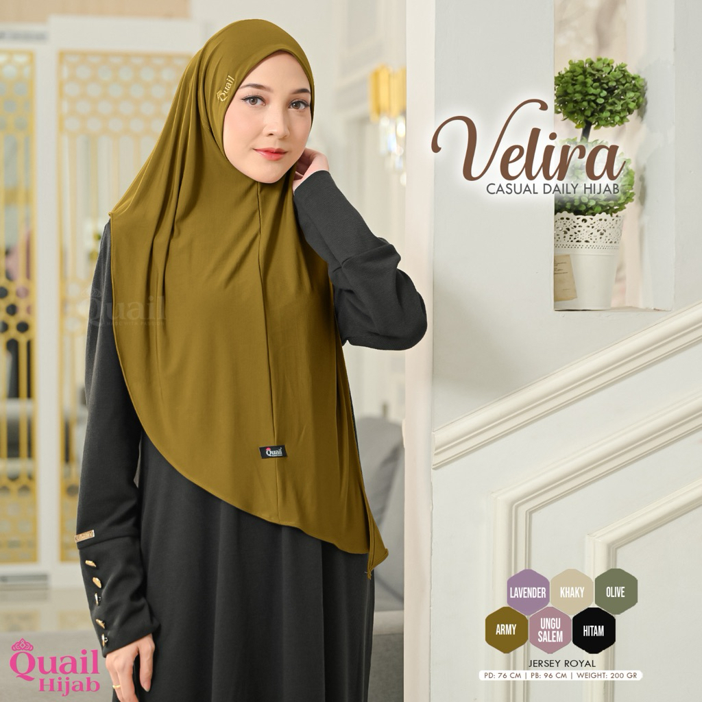 Quail Hijab - VELIRA DAILY HIJAB INSTAN ORI QUAIL