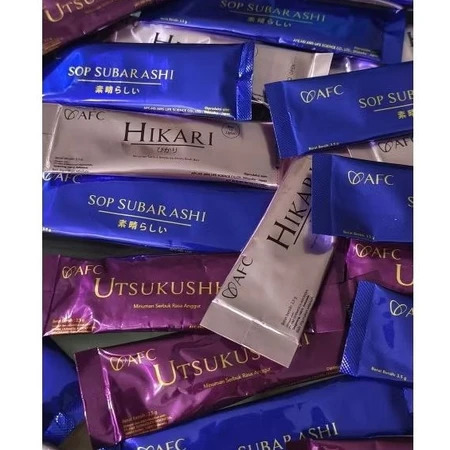 sop subarashi gold utsukushhii hikari sachet afc original