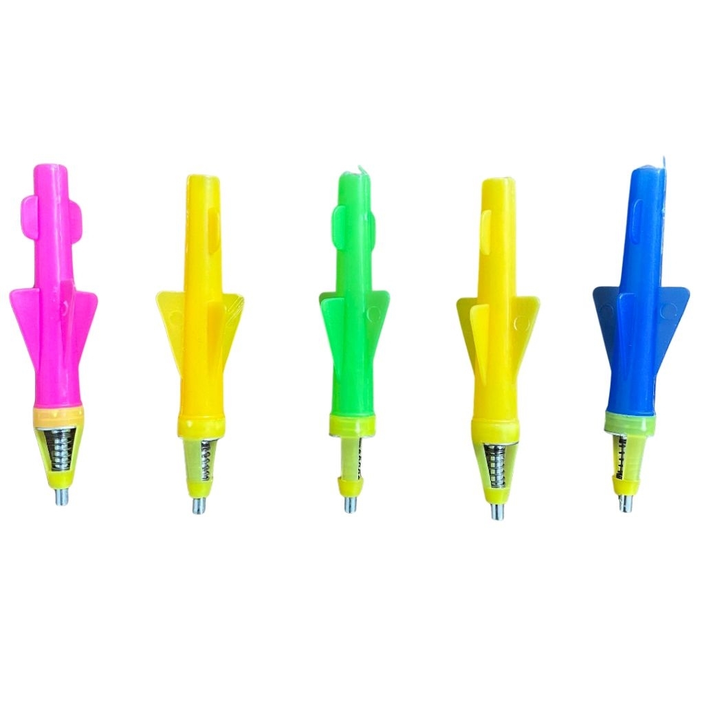 20 Pcs Mainan Rudal Grosir Warna Mix Mainan Anak Anak Roket Rudal