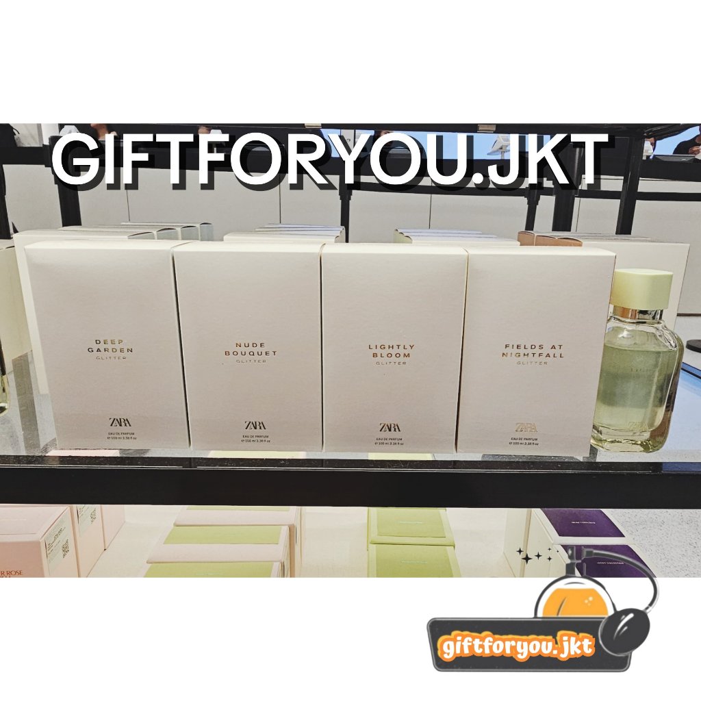 Parfum Zara Glitter Series Nude Bouquet Fields at Nightfall Lightly Bloom Deep Garden / Femme Tubero