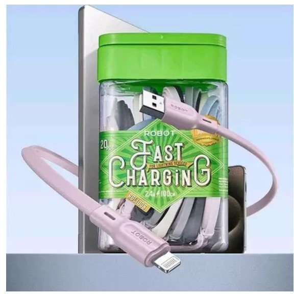 [ ROBOT ] kabel data iphone RGL100S / data cable lightning RGL100S