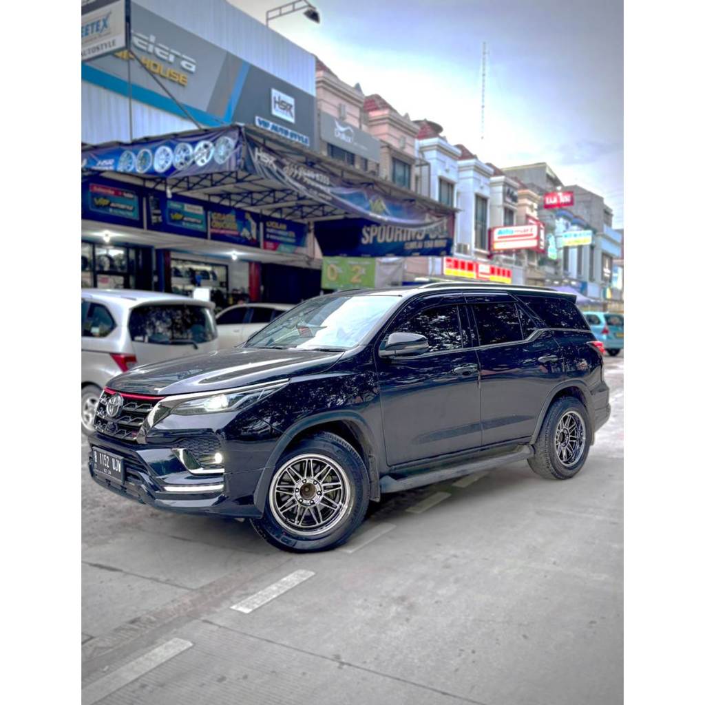 Velg Mobil HRV new Ring 18 HSR TOBA 6x139,7 Untuk Pajero, Fortuner, Strada, Hilux Double Cabin