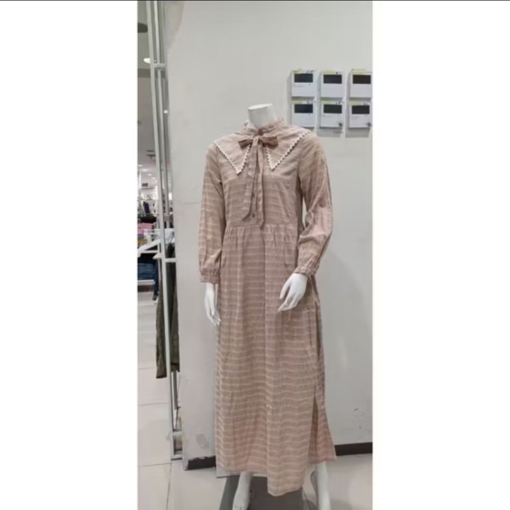 Exit Girls Visya Nude Dress Anak Perempuan Gamis Anak