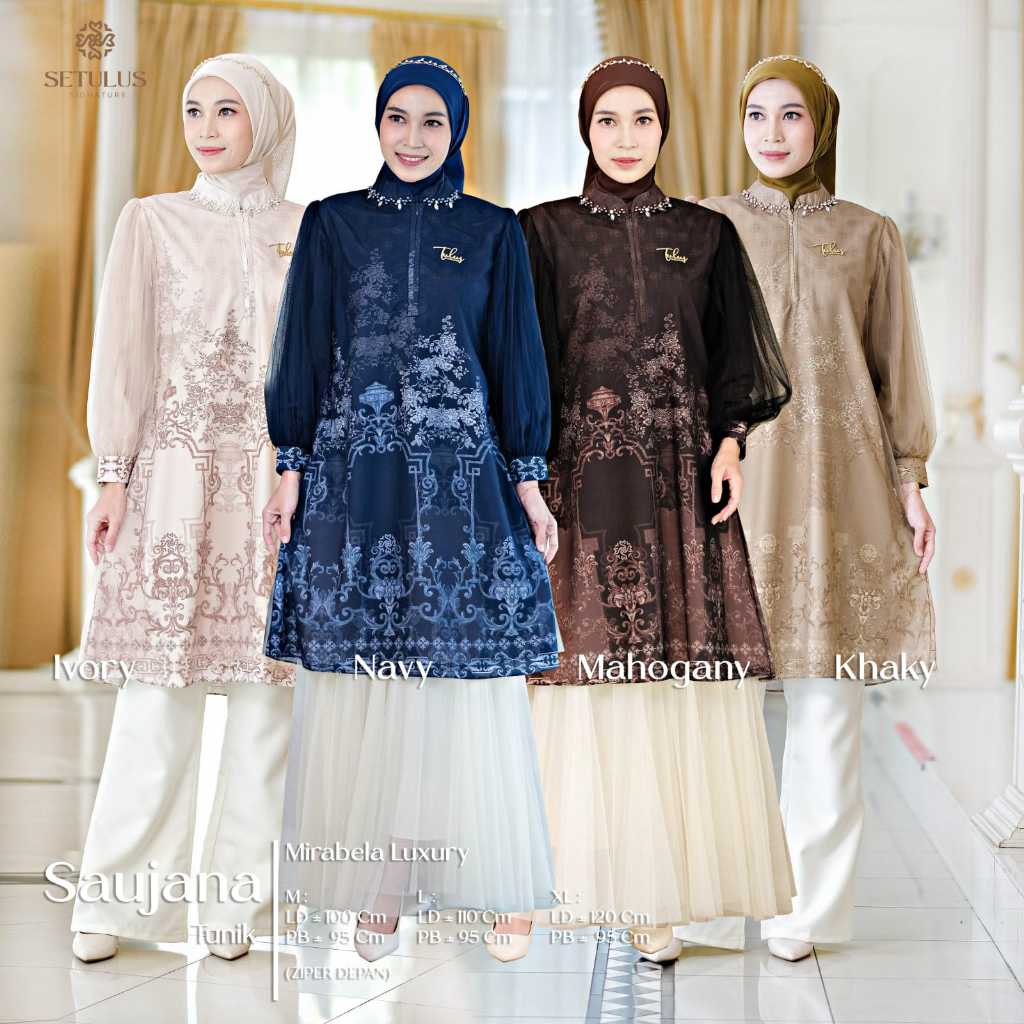 Setulus Signature Saujana Batik Family Set Varian Long Tunik