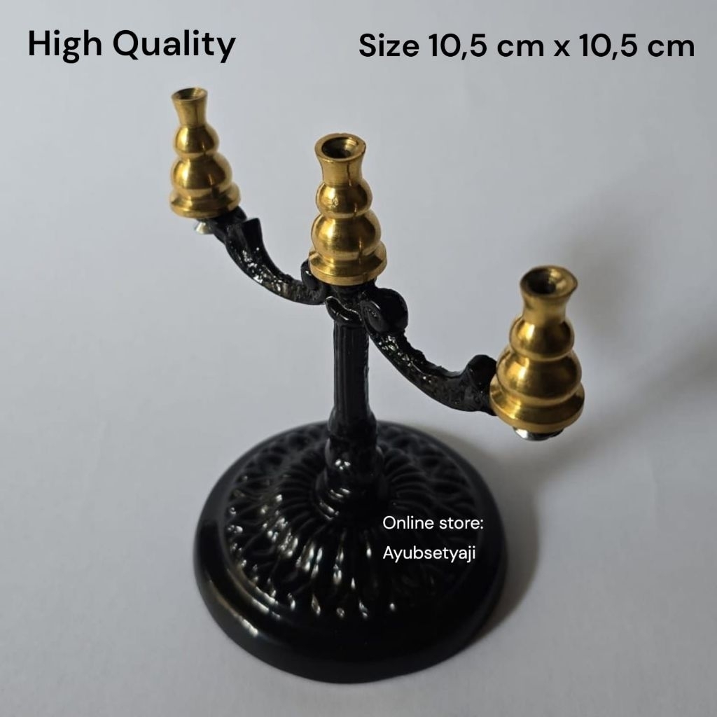 Tempat Dupa Kuningan Holder Dupa Stik mini kecil Tatakan tancap stick Bakar Hio dupa jepang bukhur a