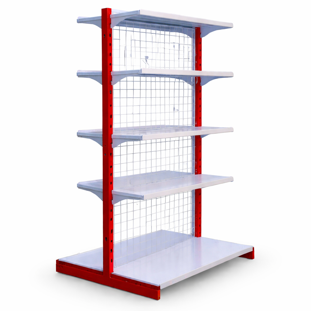 Rak Swalayan Medan Rak Gondola Rak Minimarket Double 2 sisi Indomaret Alfamart Starter