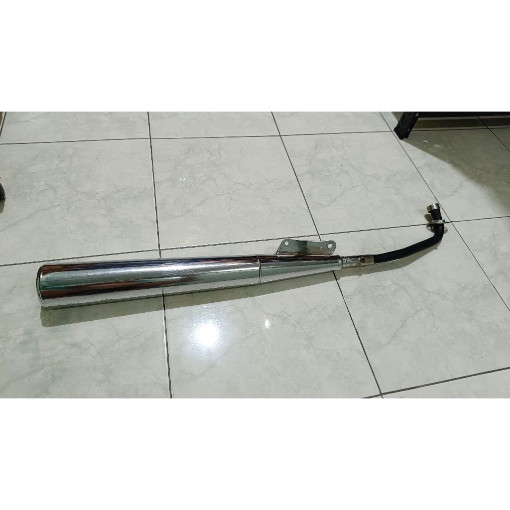 Knalpot Supra X Lama 100 Fit Original Copotan 18350-KEV-880