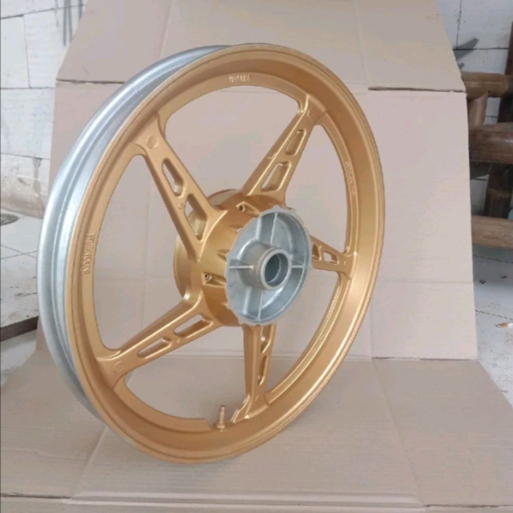 VELG/PELEK RACING DEPAN BELAKANG YAMAHA JUPITER Z BURHAN/JUPITER Z1/MX/VEGA COPOTAN ORIGINAL