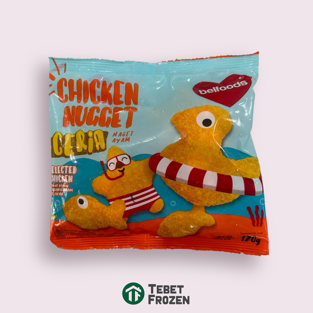 BELFOODS NUGGET CERIA 140GRAM - TEBET FROZEN