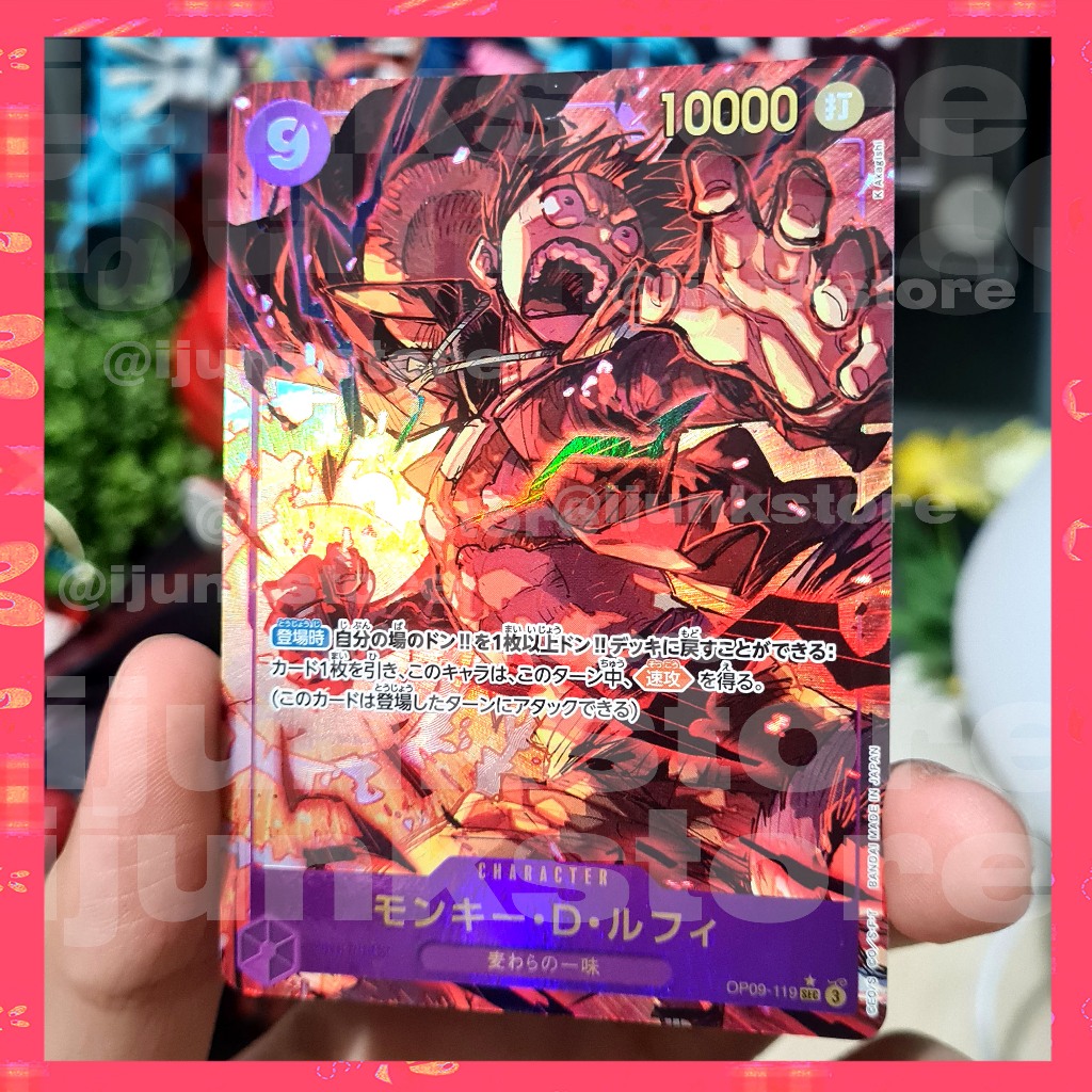 Luffy SEC OP09-119 Alt Kartu TCG Card Game One Piece Jepang