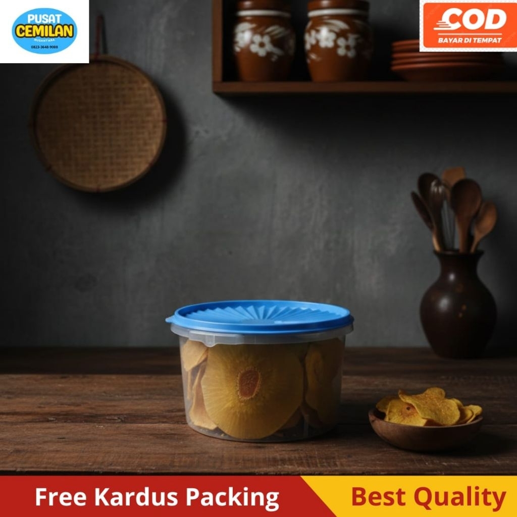 Snack Kiloan Toplesan | Toples Keripik Sukun | Makanan ringan | Murah Enak Gurih Asin Krispi Crispy 