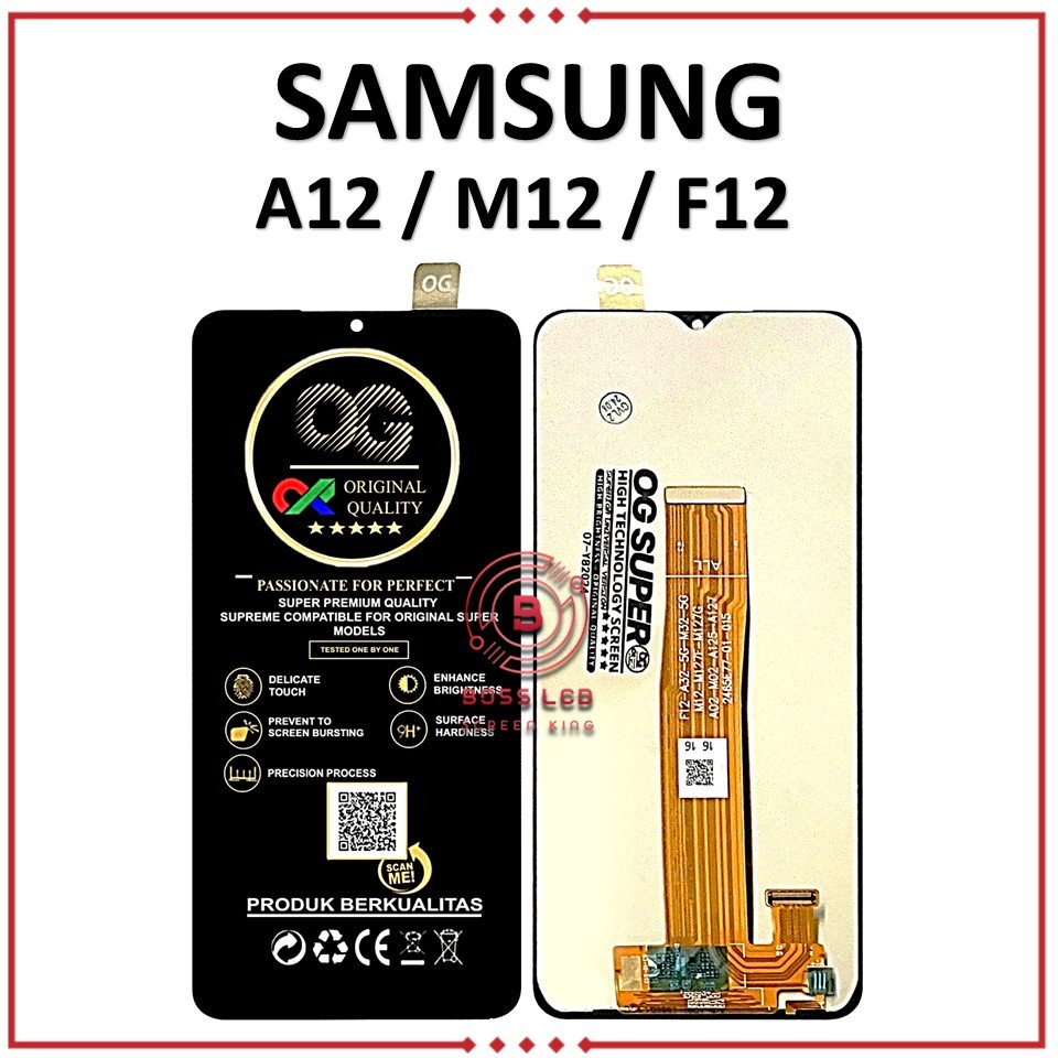 LCD TOUCHSCREEN SAMSUNG A12 / M12 / F12 ORIGINAL