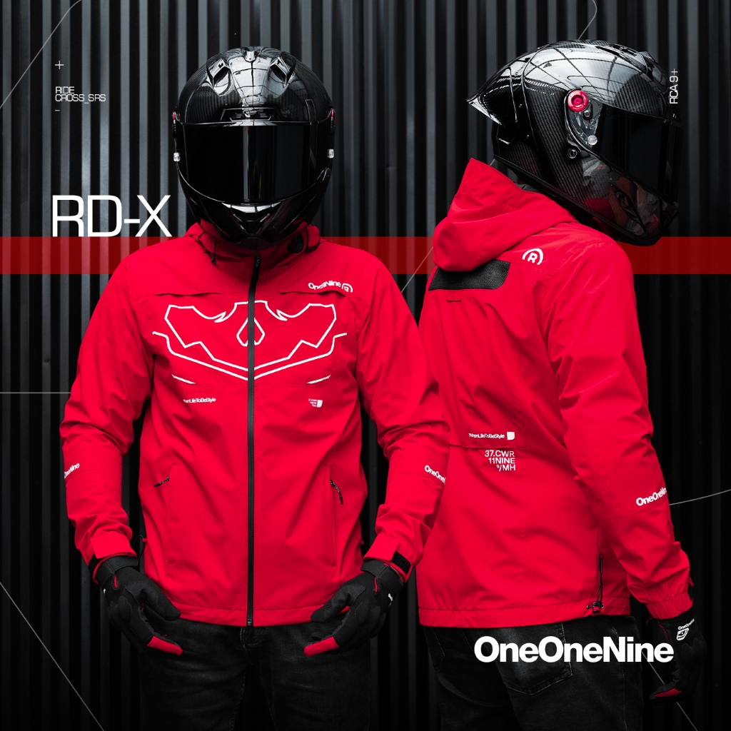 Oneonenine Ksr Jaket Riding RDX RED Series - Jaket Motor Body Protector
