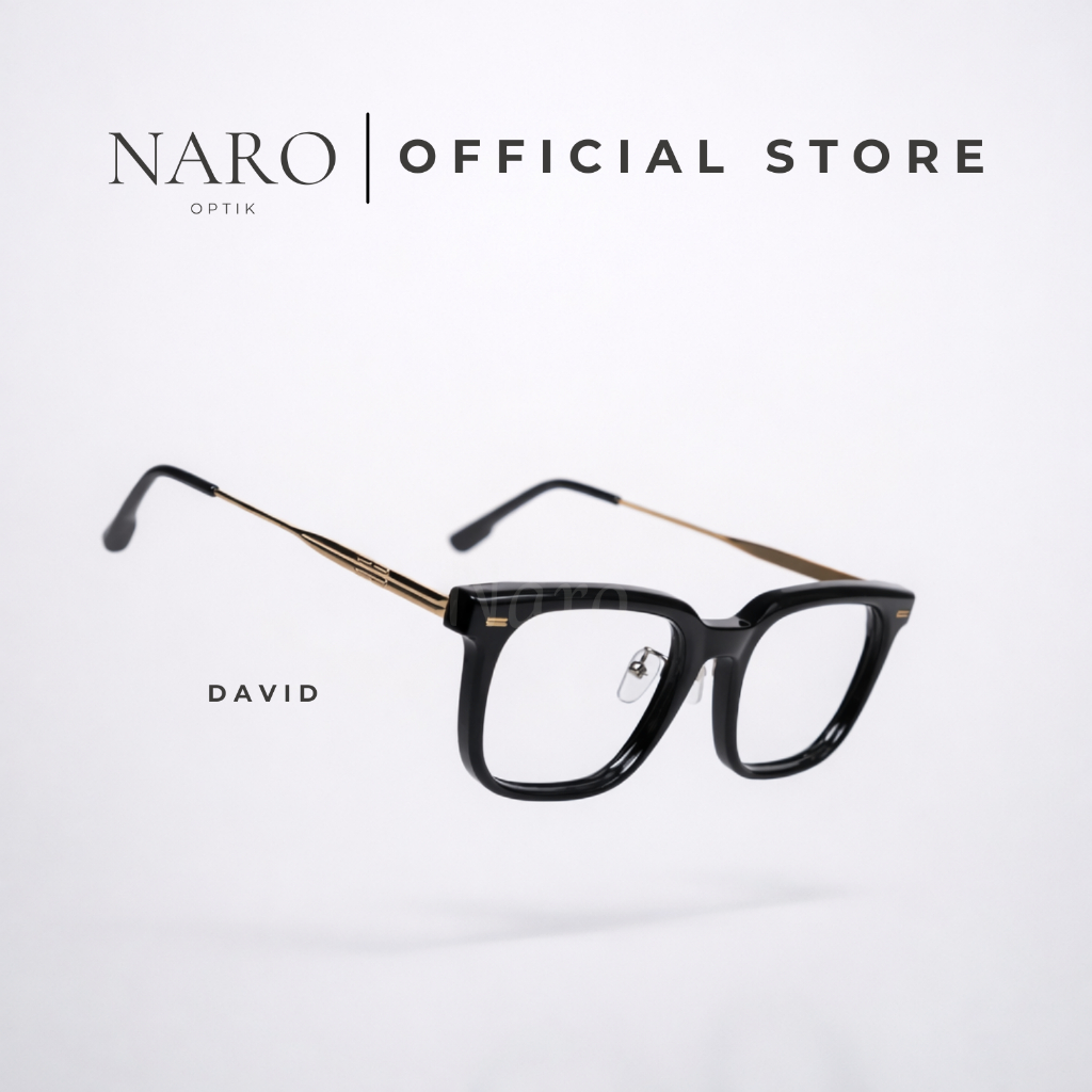 NARO Frame Kacamata David Kotak Besar