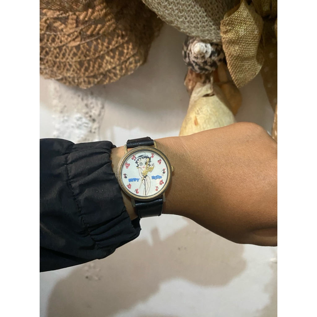 jam tangan vintage betty boop 1992