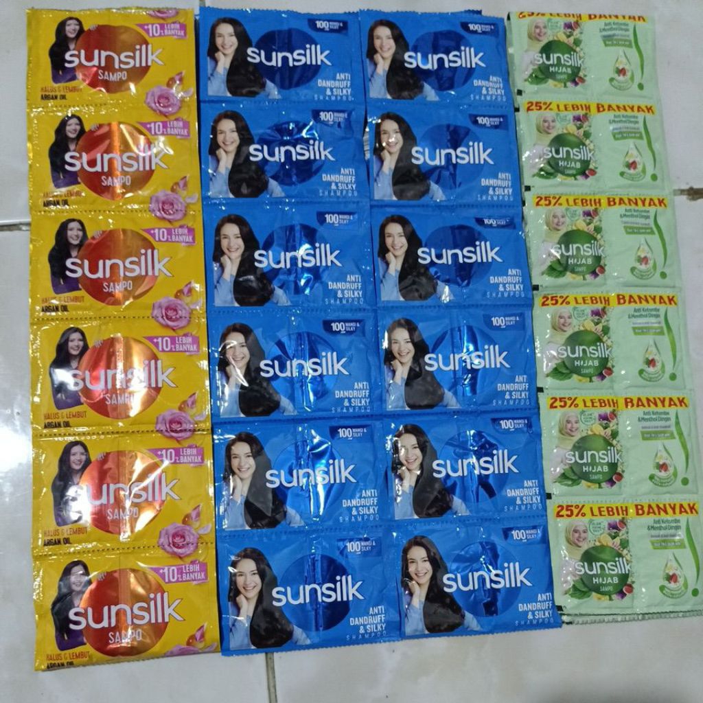 Sampo sunsilk sachet