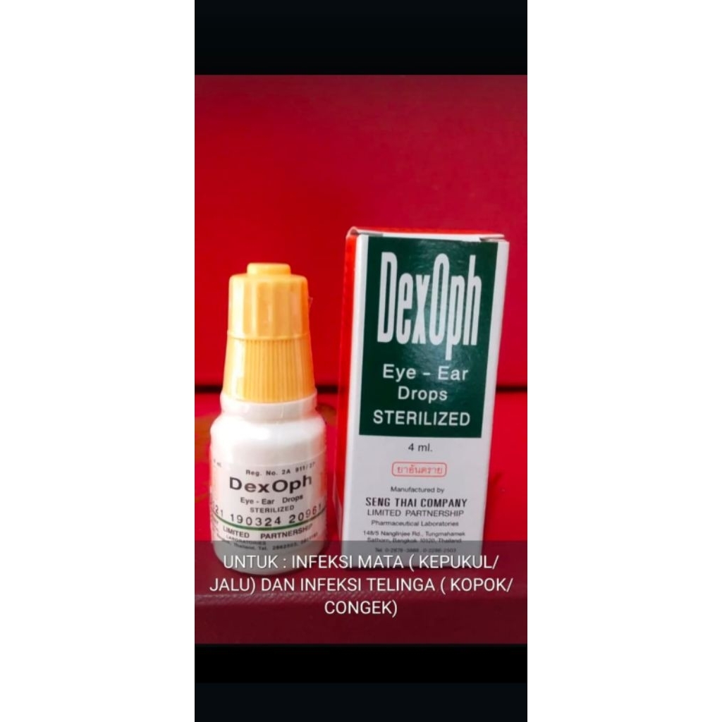 Obat Tetes Mata dan Telinga Ayam Dexoph - Antiseptik, Antibakteri, Antijamur
