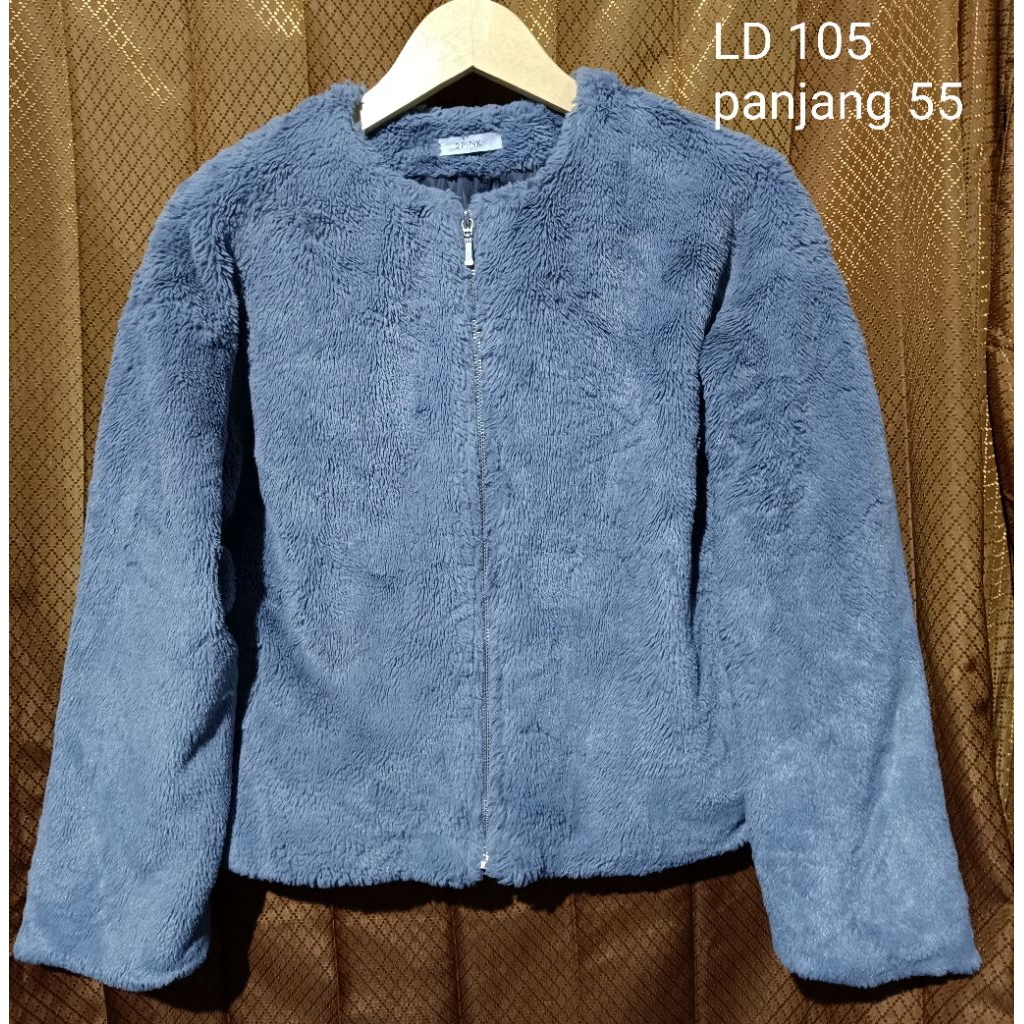 jaket bulu sherpa abu crop jaket winter bulu sherpa abu crop jaket musim dingin bulu sherpa jaket sh