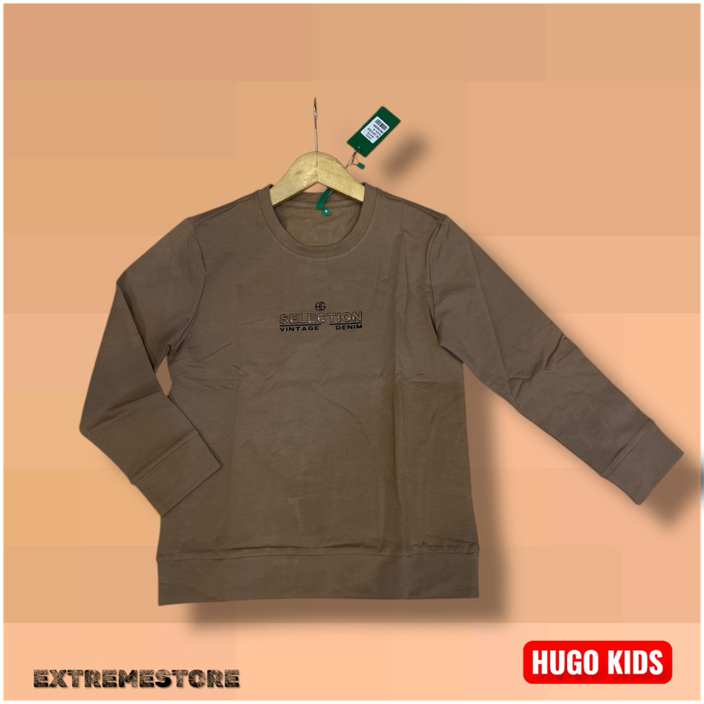 kaos lengan panjang hugo kids.hugo kids.kaos panjang lengan anak cowok .
