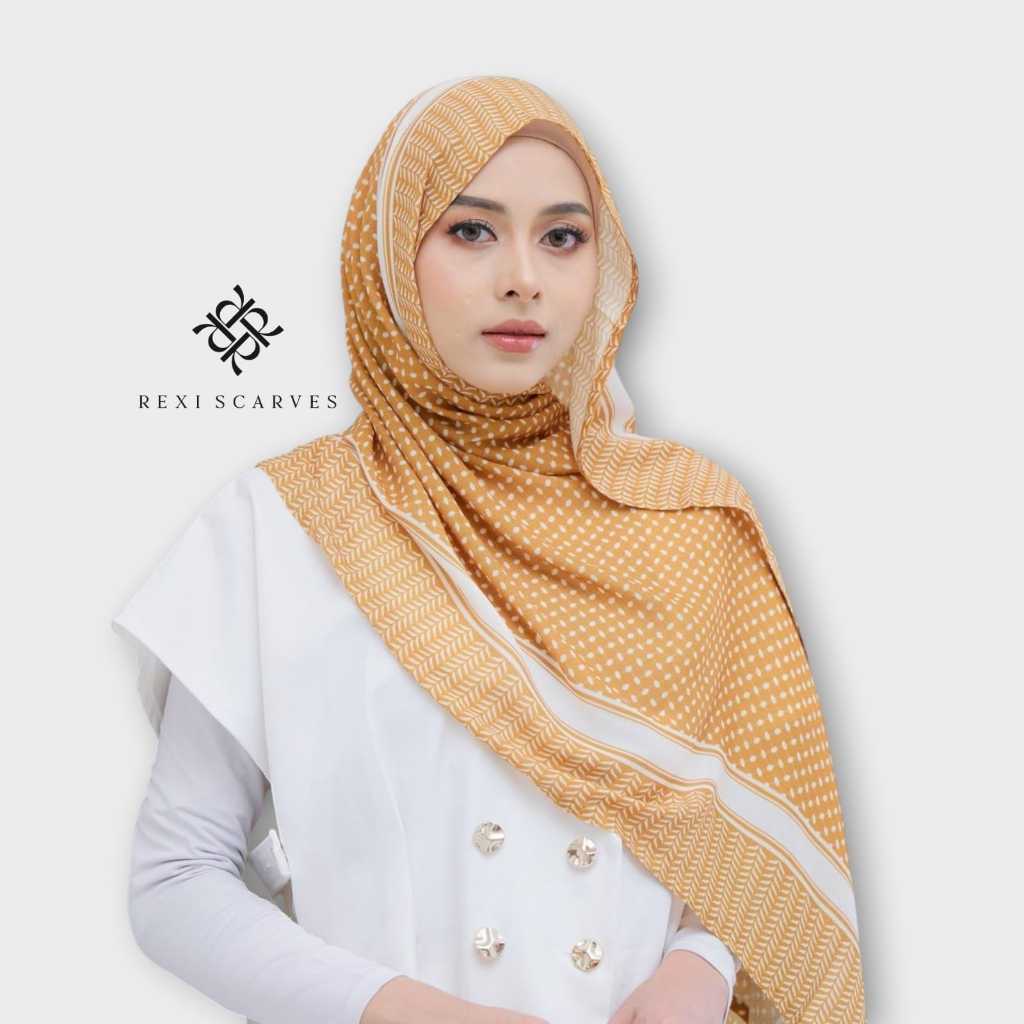 Pashmina viscose printing motif keffiyeh reborn