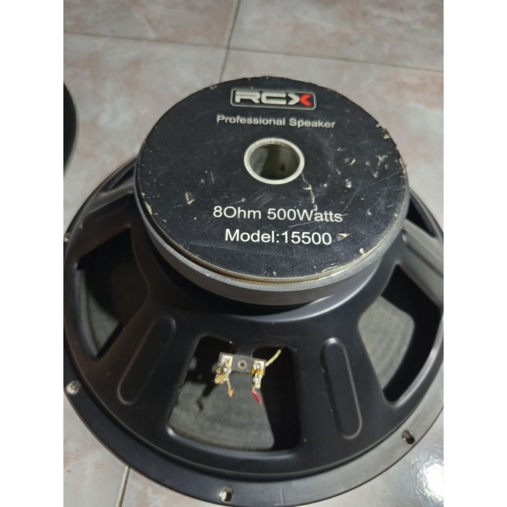 Speaker RCX 15500 15 inch voice coil 3 second/bekas normal