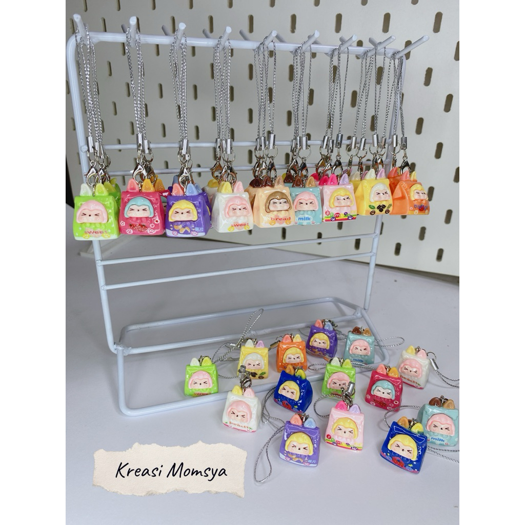 MOMSYA Gantungan tali hp dan tas berbagai karakter unik dan lucu