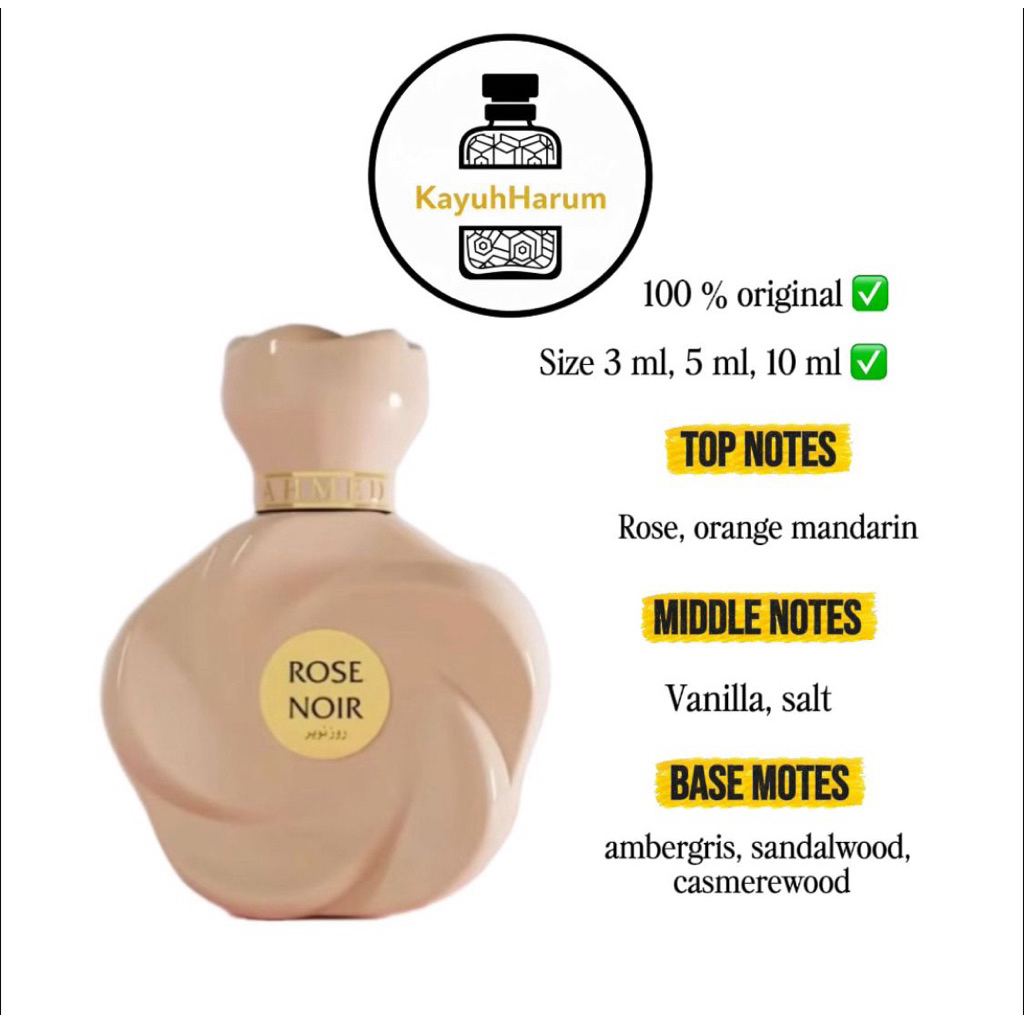 Decant Parfum ROSE NOIR