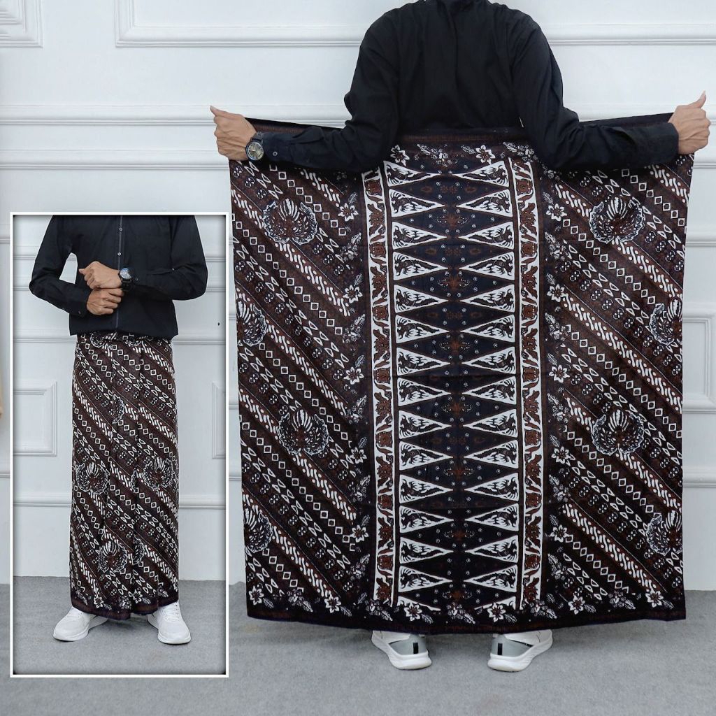 Sarung Batik Benowo sogan bawahan sholat pria dewasa